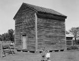 Smoke House at Walthall; HABS Survey, Courtesy Library of Congress.